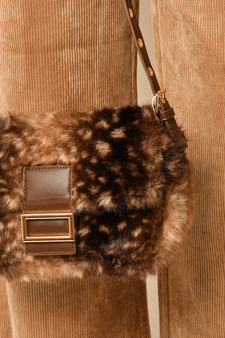 BEVERLY FAUX FUR HANDBAGS
