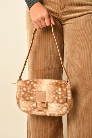 BEVERLY FAUX FUR HANDBAGS
