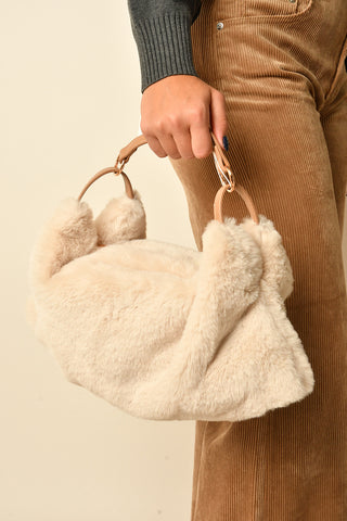 NASH TOTE FAUX FUR