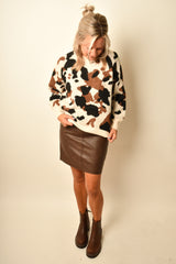 OMEA COW SWEATER