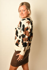 OMEA COW SWEATER