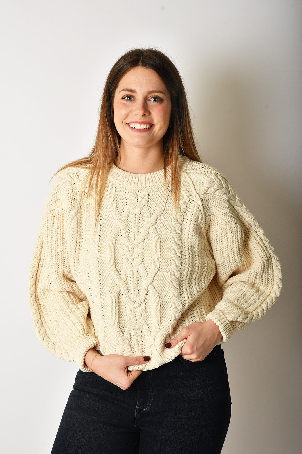 Frankie Cable Sweater 2 Colors