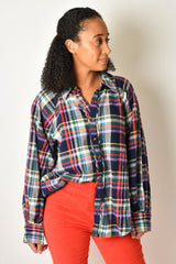 GIRL MEETS BOY PLAID SHIRT