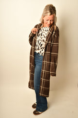 MASON PLAID SWEATER COAT