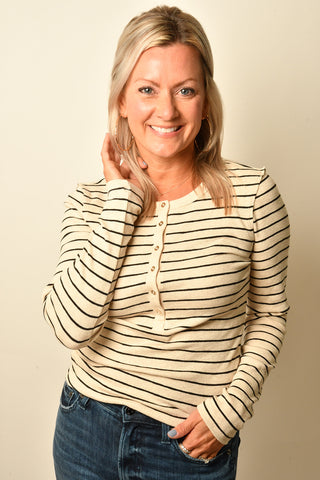 EVE STRIPE HENLEY