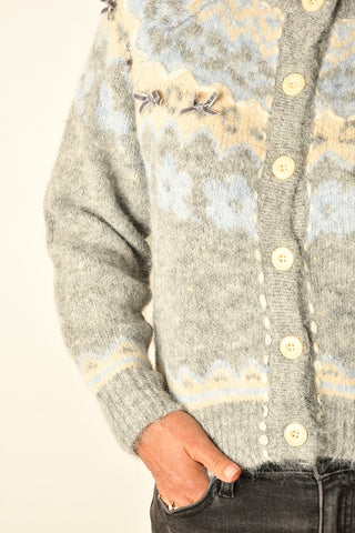 FAIRISLE BOW CARDIGAN