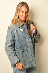 SWEET TALK DENIM BARN COAT