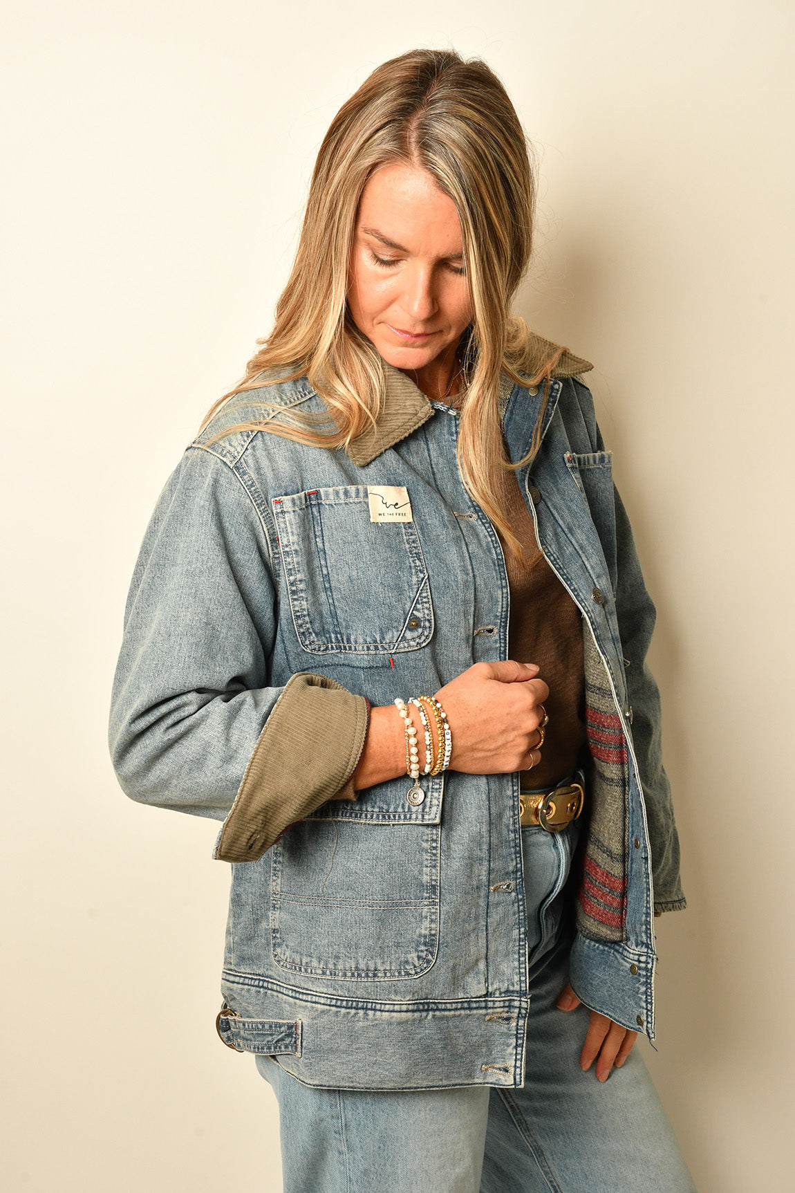 SWEET TALK DENIM BARN COAT