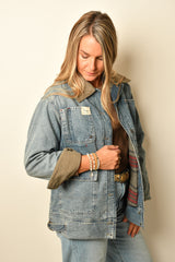 SWEET TALK DENIM BARN COAT
