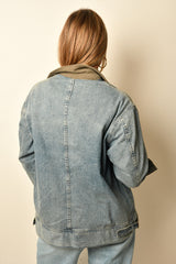 SWEET TALK DENIM BARN COAT