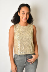 SLOANE SEQUIN TOPm + colors