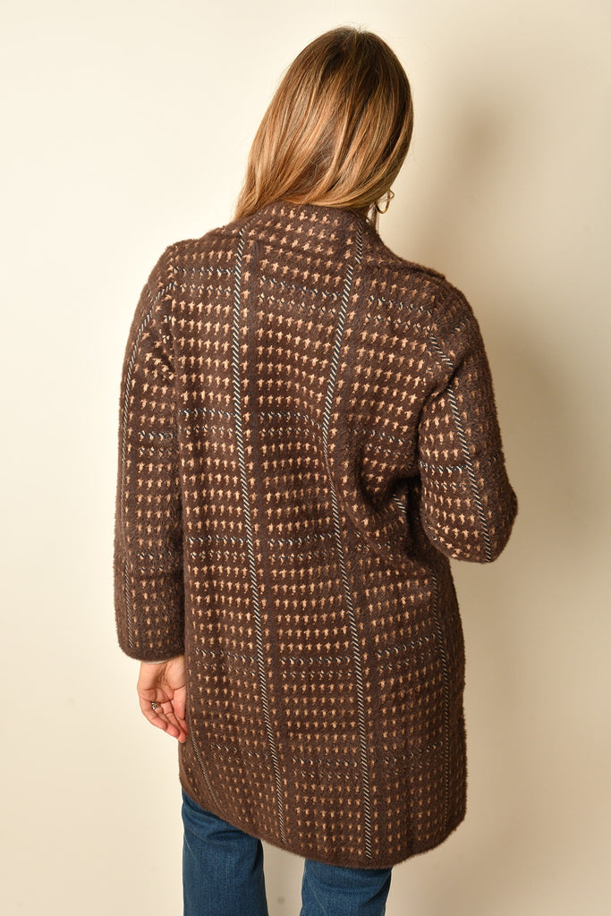 MARCEAU HOUNDSTOOTH SWTR