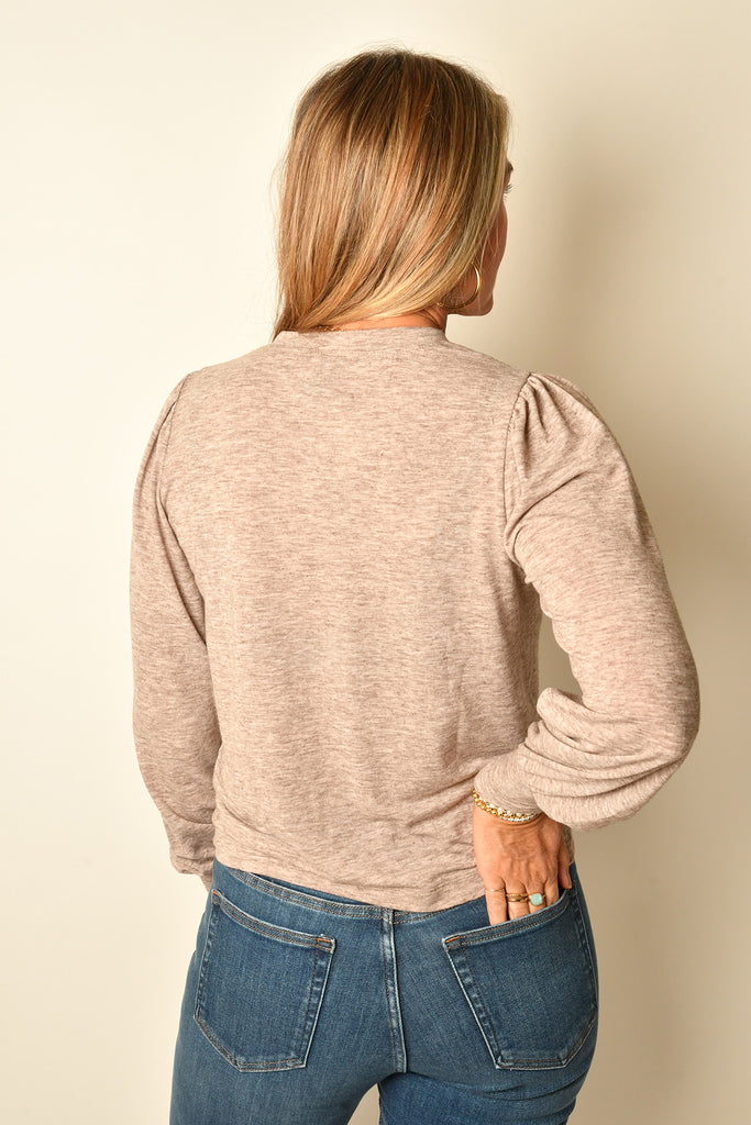 PUFF SLEEVE CARDIGAN + colors