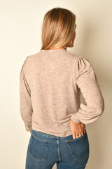 PUFF SLEEVE CARDIGAN + colors