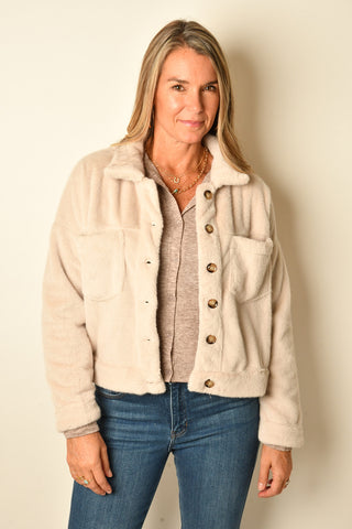 FUZZY DOUBLE POCKET SHACKET