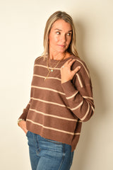 BOXY STRIPE SWEATER