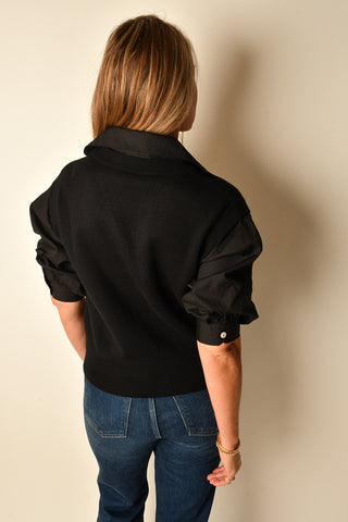 2-in-1 KNIT BLOUSE VEST DUO