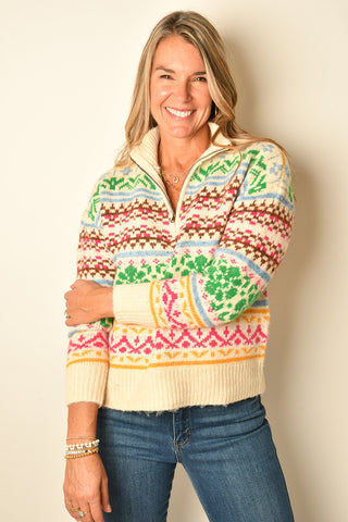 AVIENDA TROYER NECK SWEATER
