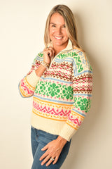 AVIENDA TROYER NECK SWEATER