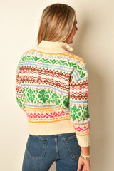 AVIENDA TROYER NECK SWEATER