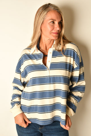 BRITT LONG SLEEVE POLO