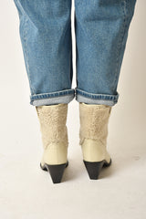 PITCHFORK POINT SHEARLING BOOT