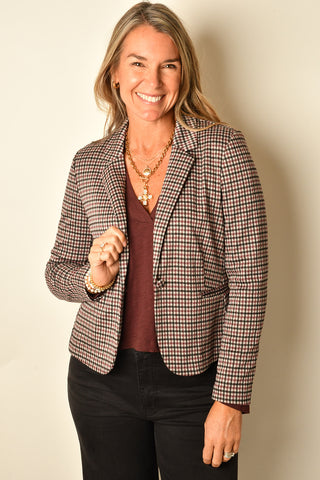 ROWAN CHECK BLAZER