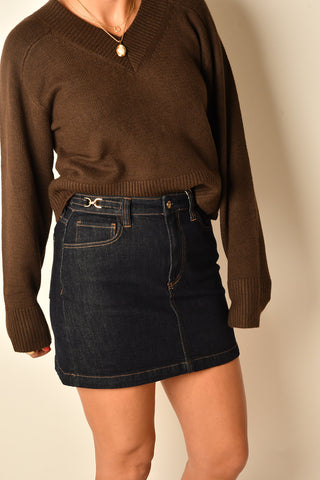 THE SOCIALITE DENIM MINI