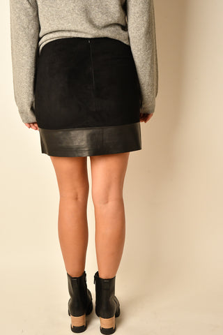 BROADWAY SUEDE LEATHER SKIRT