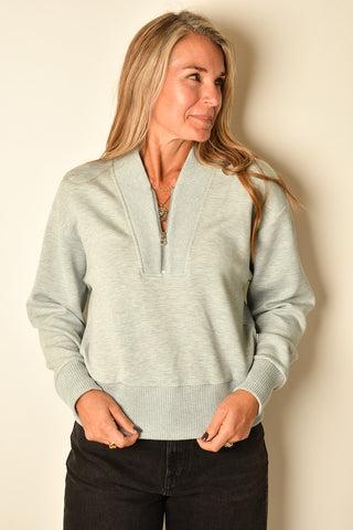 SALLY HALF ZIP SWEAT