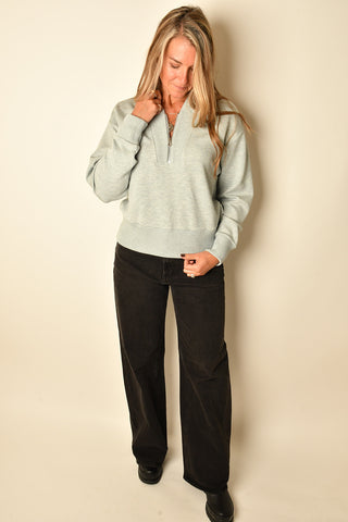 SALLY HALF ZIP SWEAT