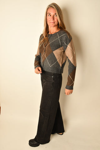 MEDINA ARGYLE CARDIGAN