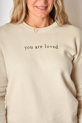 YOU ARE LOVED SWEATSHIRT 2 colors