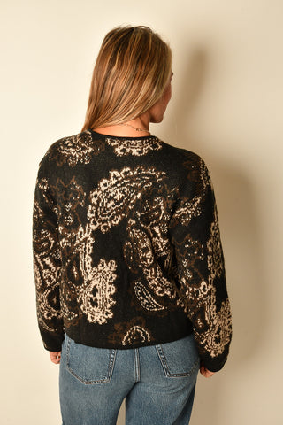 JACQUARD KNIT JACKET