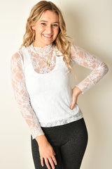 <p>L/S FLORAL LACE</p>