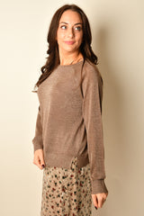 RAGLAN LUREX SWEATER