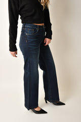 JEAN CLEAN HEM WIDE LEG