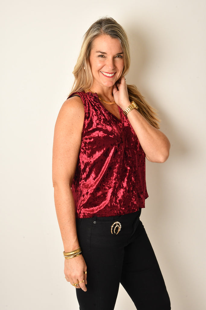 JAYLAH VELVET TOP + colors