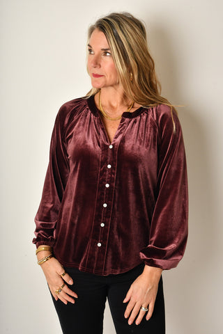 NERIAH VELVET BLOUSE