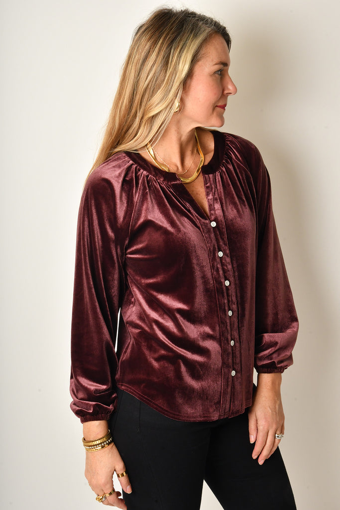 NERIAH VELVET BLOUSE