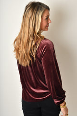 NERIAH VELVET BLOUSE