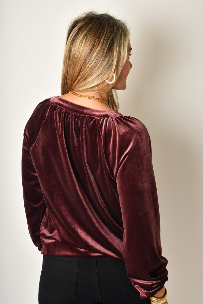 NERIAH VELVET BLOUSE