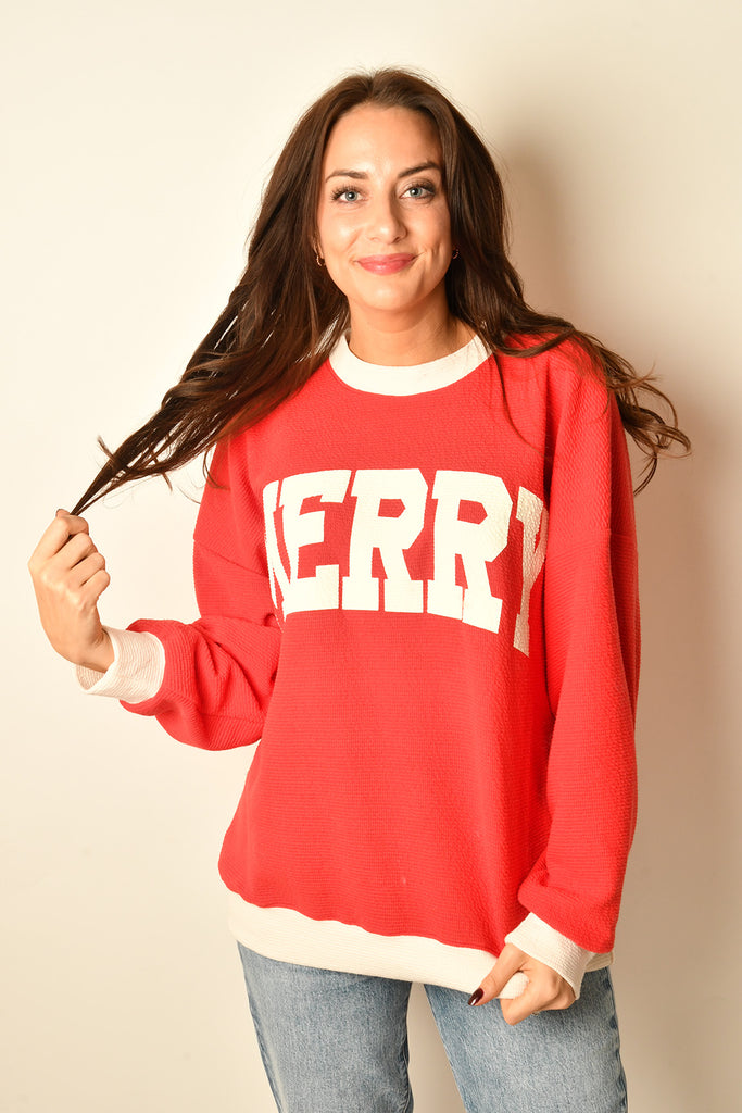 MERRY SWEATSHIRT + colors