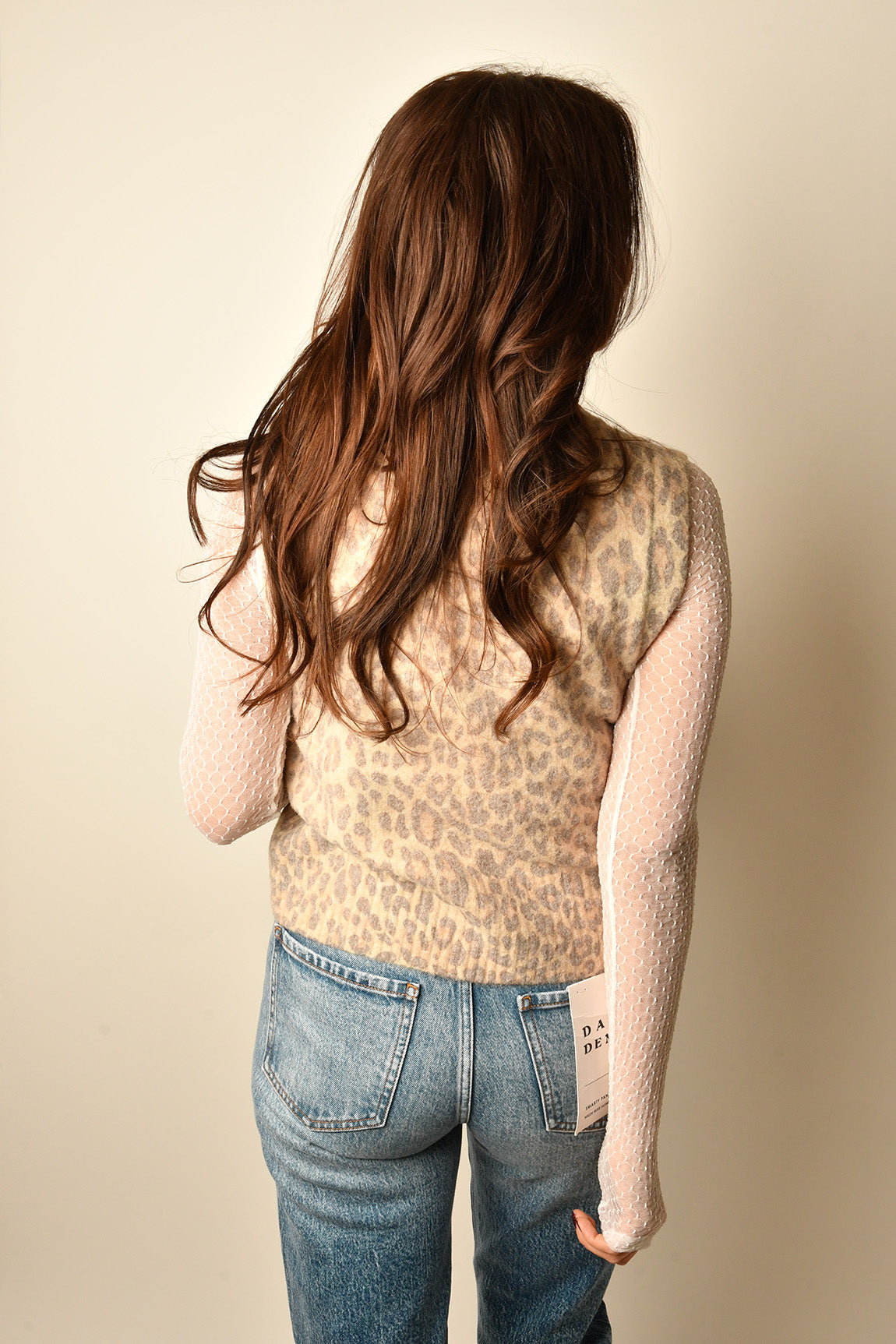 SOFT LEOPARD TIE VEST