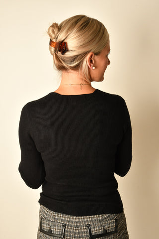 SWEETHEART NECK SWEATER