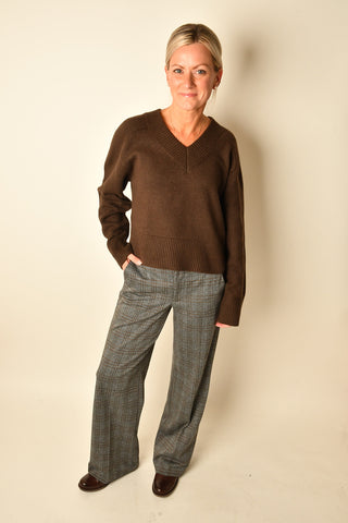 HERRINGBONE KELSEY WIDE LEG