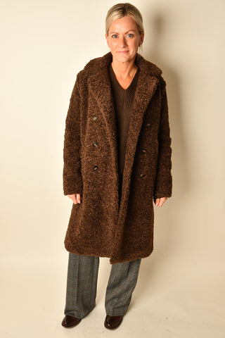 TEDDY DOUBLE BREASTED COAT