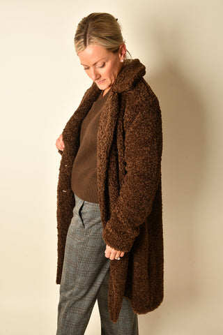 TEDDY DOUBLE BREASTED COAT