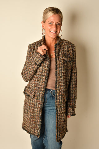 MANDARIN COLLAR LADY JACKET
