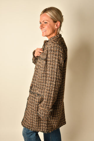 MANDARIN COLLAR LADY JACKET